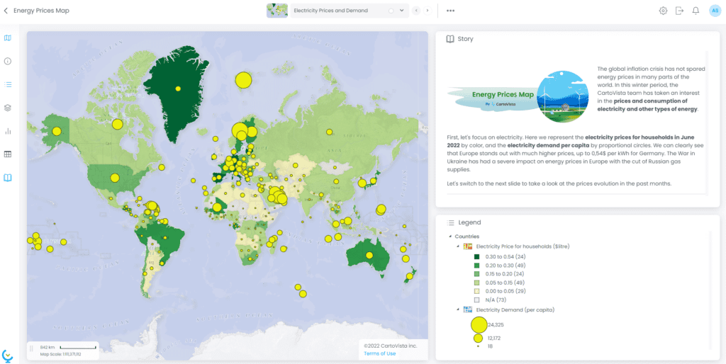 Carte de l'énergie | Prix de l'électricité