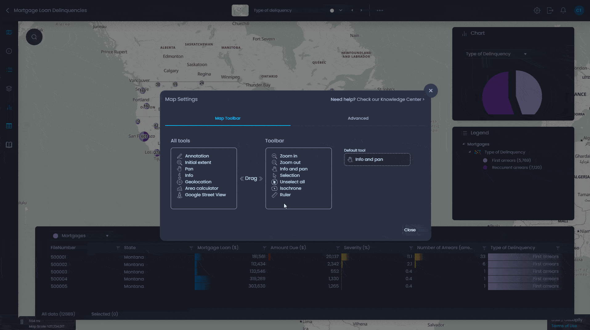 Interface options
