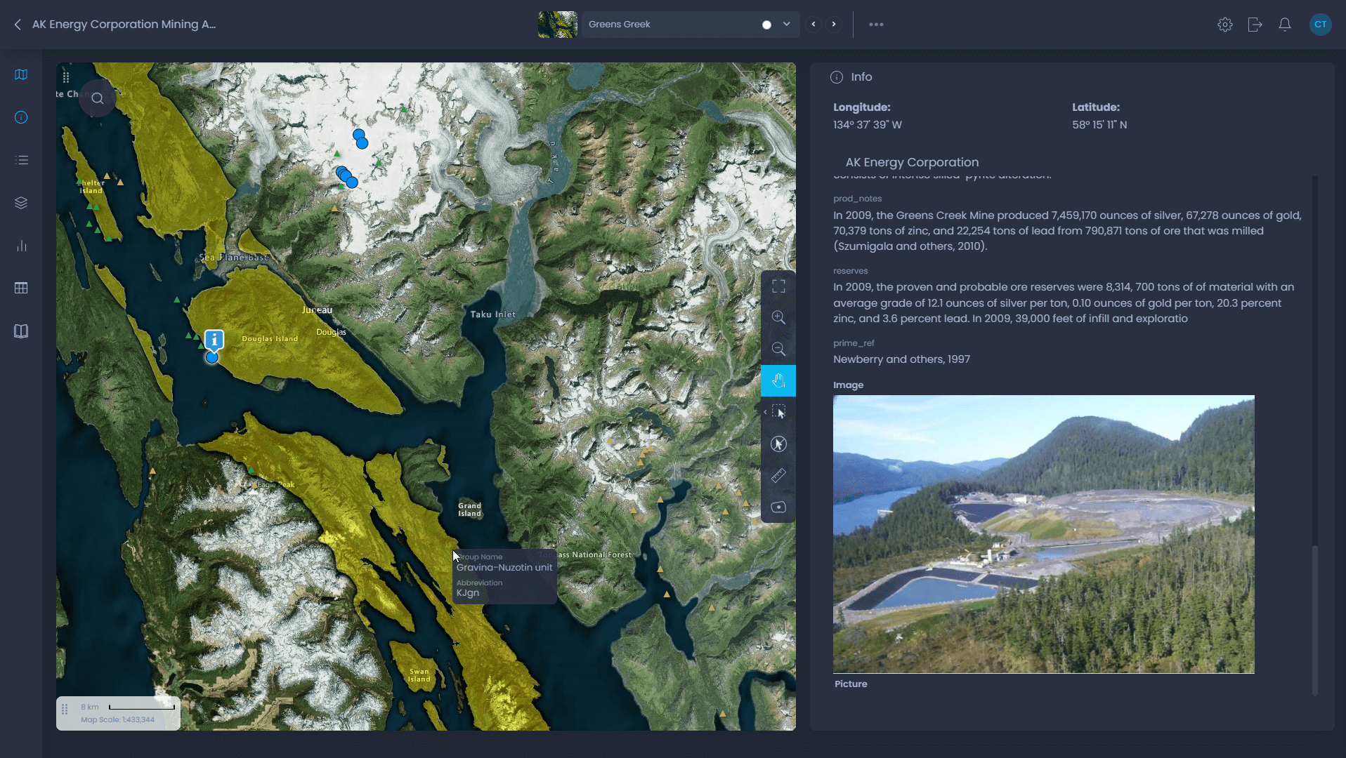 Que pouvez-vous faire dans l'interface cartographique de CartoVista ? - CartoVista platform capabilities