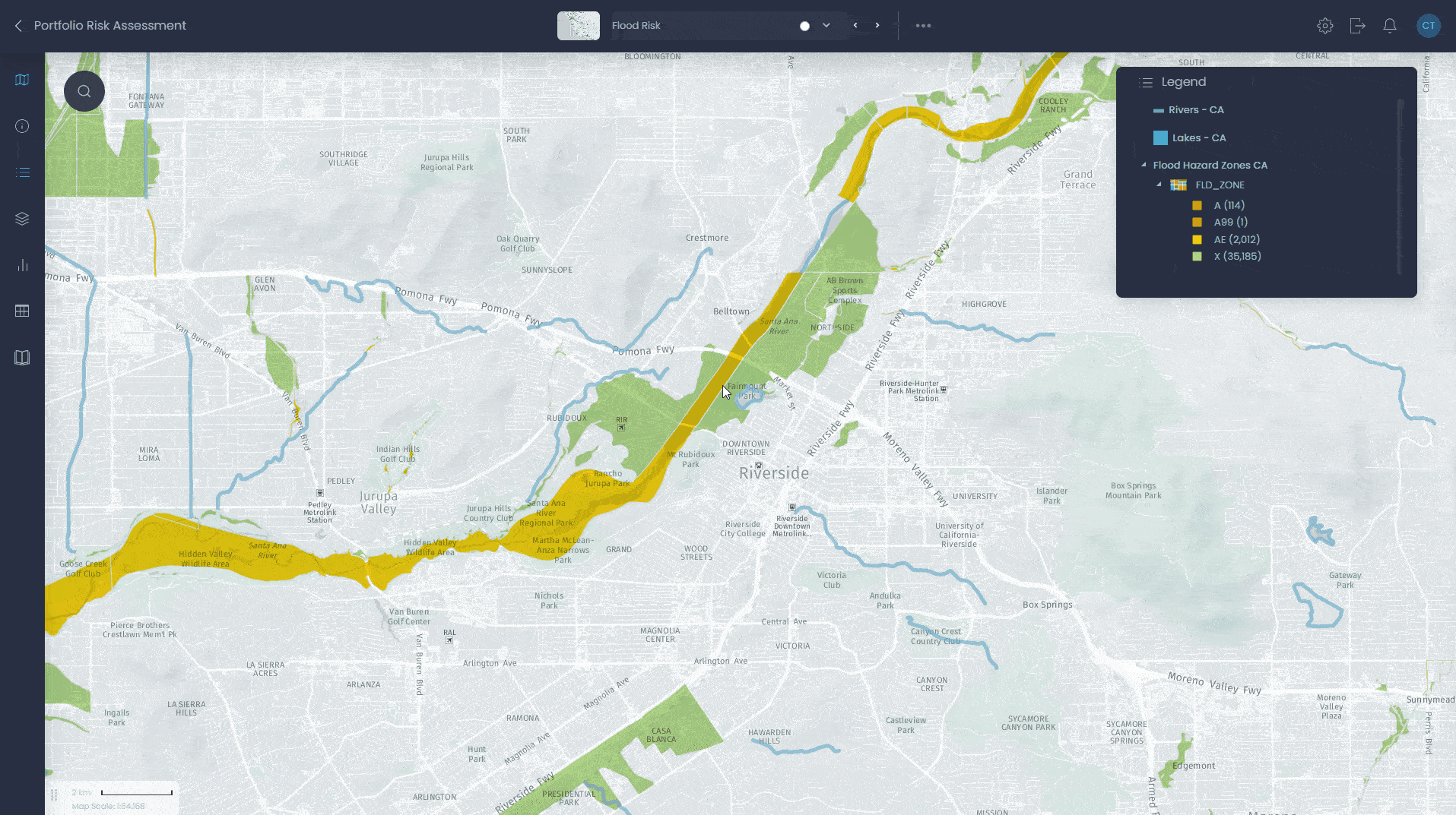 Emergencies - interactive map demo in CartoVista