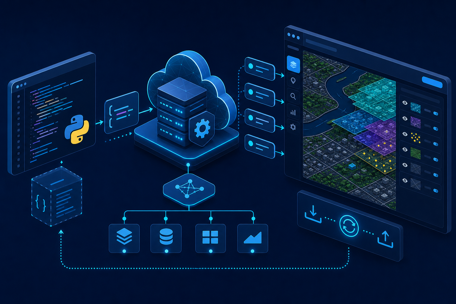 CartoVista REST API integration diagram
