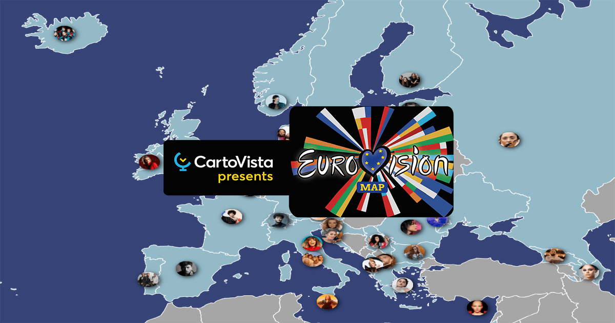 Eurovision Map CartoVista