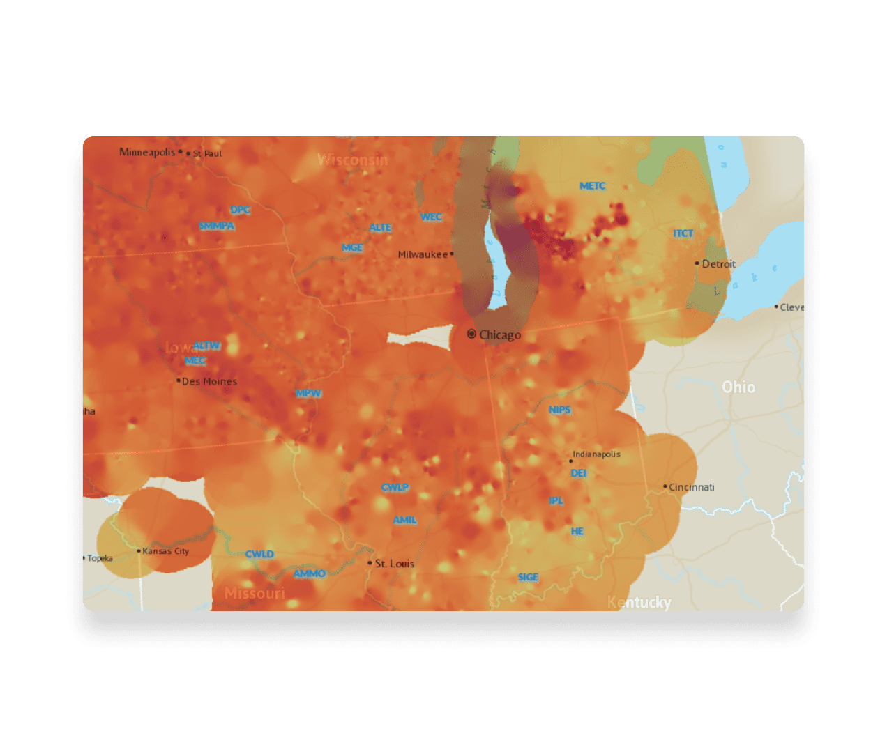 heat map
