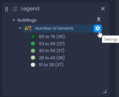access legend settings